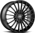 OXGIN Karl Black matt 8x18 5/112 ET43 CB66.6 60° - Alumiinivanteet - 355502 - 2