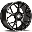 Chief Deep Matt Black Lip Polished 9,5x20 5/112 ET45 CB66.6 60° - Alumiinivanteet - 350602 - 1