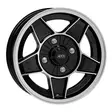 CLASSIC Gloss Black Polished 7x13 4/100 ET20 60° - Alumiinivanteet - 362972 - 1