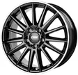 CMS C23 Diamond Rim Black Gloss 7x17 4/108 ET32 CB65,1 Flat - Alumiinivanteet - 346332 - 1