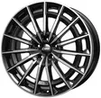 CMS C38 Diamond Black Gloss 8x19 5/112 ET45 CB66,5 (long bolt / MB cap) R14 - Alumiinivanteet - 346952 - 1