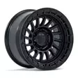 FC897 HAVOC MATTE BLACK W/ GLOSS BLACK LIP 9x17 6/135 ET1 CB87.1 60° - Alumiinivanteet - 368992 - 1