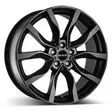 MAK Highlands Matt Black 9x21 5/120 ET43.5 CB72,6 60° - Alumiinivanteet - 343682 - 1