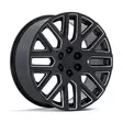 PR231 GLOSS BLACK MILLED 10x24 6/139,7 ET31 CB78.1 60° - Alumiinivanteet - 369632 - 1