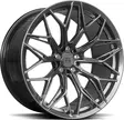 R-SERIES R18 Hyper Silv Black 8,5x20 5/112 ET38 CB66.6 60° - Alumiinivanteet - 356122 - 2