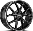 RONAL R75 Jet Black Matt Rim Lip Cut 8,5x20 5/108 ET40 CB68.0 60° - Alumiinivanteet - 367532 - 1