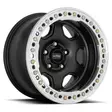 SATIN BLACK 9x20 6/139,7 ET0 CB106,1 60° - Alumiinivanteet - 360032 - 1