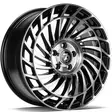 SCF-K Black Front Polished 8x18 5/112 ET30 CB66.6 60° - Alumiinivanteet - 348402 - 1