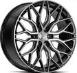 VOSSEN HF6.3 Brush Gloss Black 10x24 6/135 ET25 CB87.1 60° - Alumiinivanteet - 284132 - 3