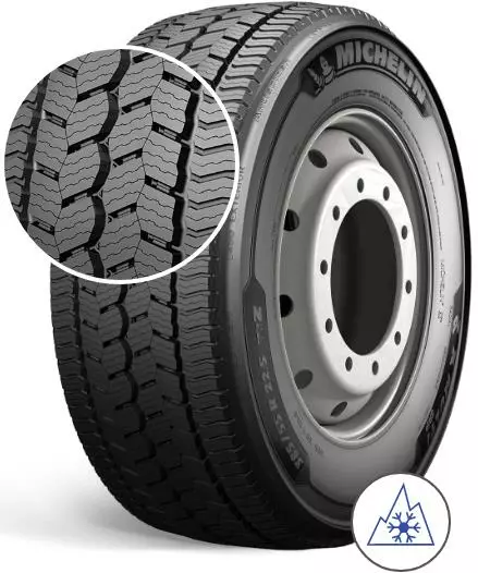 315/80R22,5 156L Michelin X MULTI GRIP Z 3PMSF STEER DOT: 2024 - Kuorma-auton renkaat - 362502 - 1