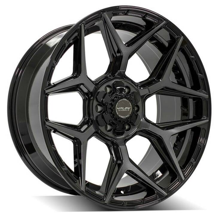 4Play Gen3 4P06 Black Brushed 10x22 6/139,7 ET-18 CB106,0 60° - Alumiinivanteet - 313462 - 1