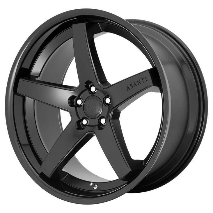 ABL31 REGAL SATIN BLACK W/ GLOSS BLACK LIP 9x20 5/112 ET25 CB72,6 60° - Alumiinivanteet - 325692 - 1