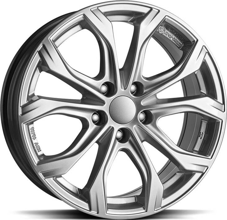 ALUTEC W10X Polar Silver 9x20 5/127 ET52 CB71,6 60° - Alumiinivanteet - 29312 - 1