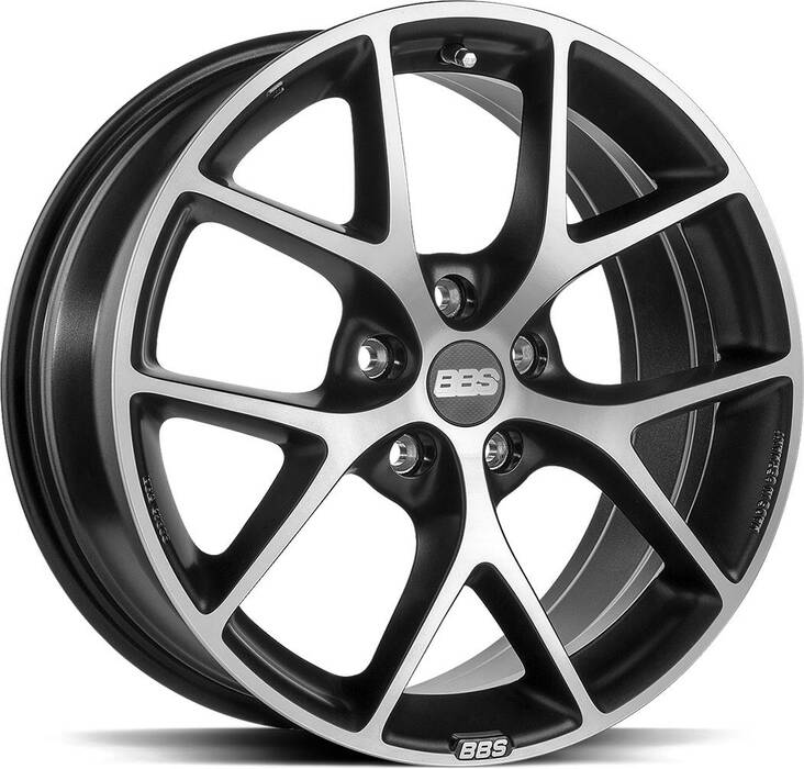 BBS SR Volc Grey Diam Cut 8x18 5/112 ET52 CB82.0 60° - Alumiinivanteet - 306052 - 1
