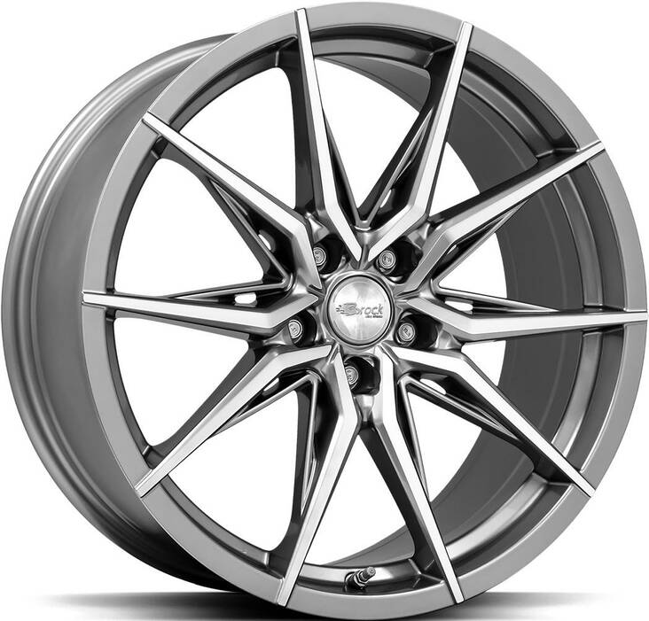 BROCK B42 Ferric Grey Pol 8x18 5/114,3 ET40 CB72.6 60° - Alumiinivanteet - 334852 - 1