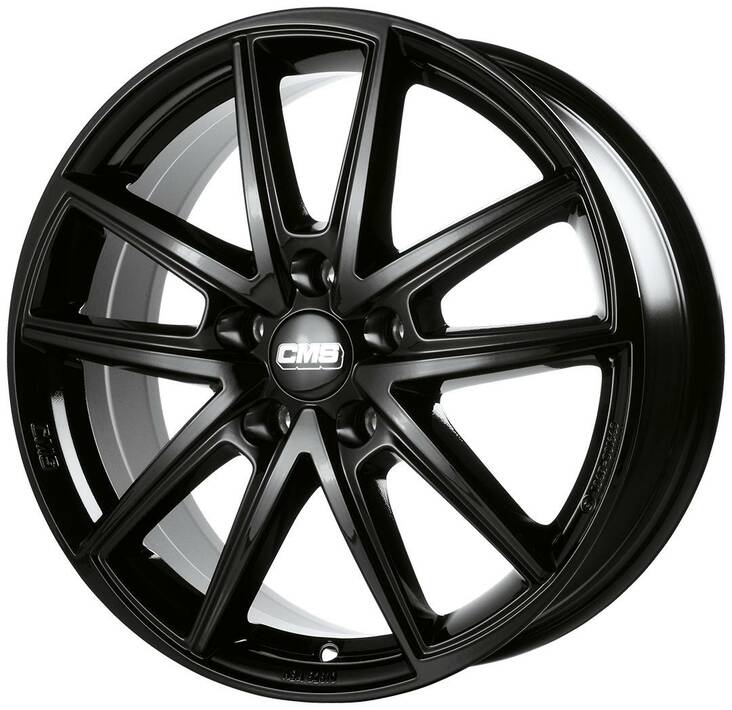 CMS C30 Complete Black Gloss 7x17 5/112 ET45 CB57,1 R13 - Alumiinivanteet - 303822 - 1