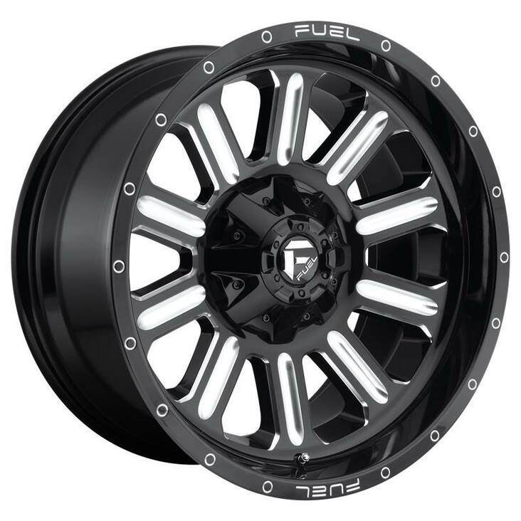 D620 HARDLINE GLOSS BLACK MILLED 9x20 6/135/139,7 ET19 CB106.1 60° - Alumiinivanteet - 325942 - 1