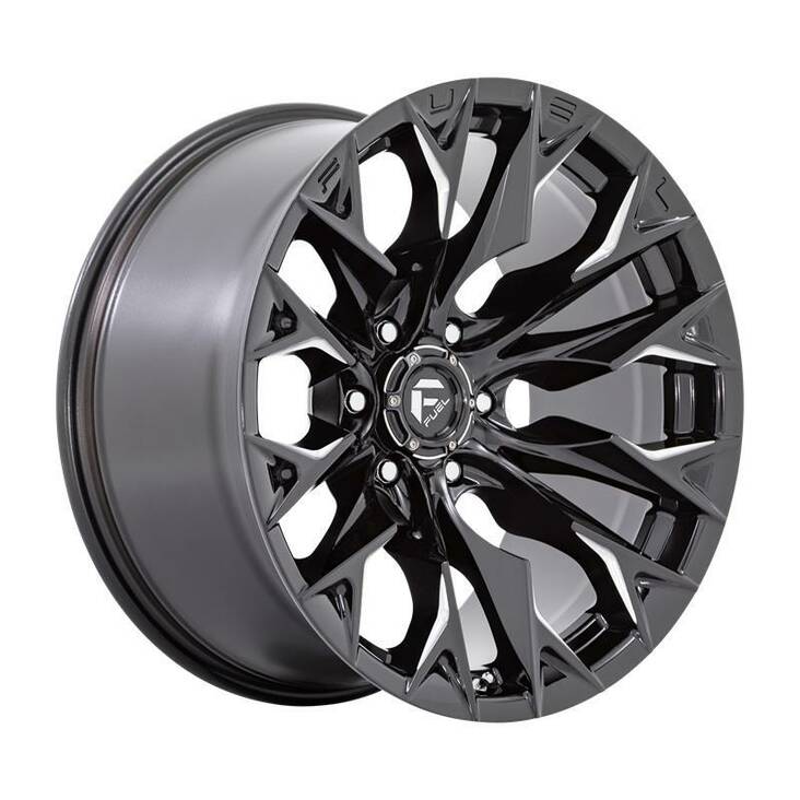 D803 FLAME GLOSS BLACK MILLED 9x20 8/170 ET1 CB125.1 60° - Alumiinivanteet - 328902 - 1