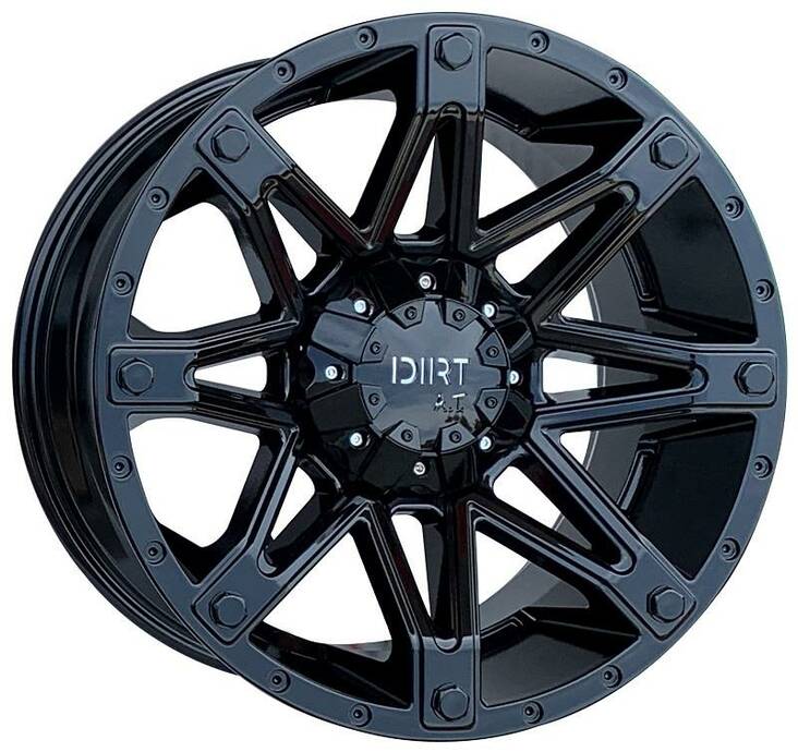 D900 Glossblack 9x20 6/135/139,7 ET23 CB106.1 60° - Alumiinivanteet - 317422 - 1