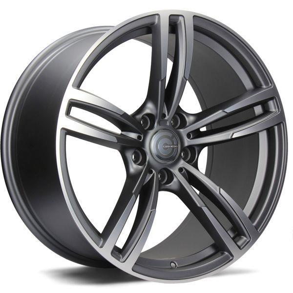 Diamond Matt Anthracite Front Polished 8x17 5/120 ET33 CB72.6 60° - Alumiinivanteet - 313522 - 1