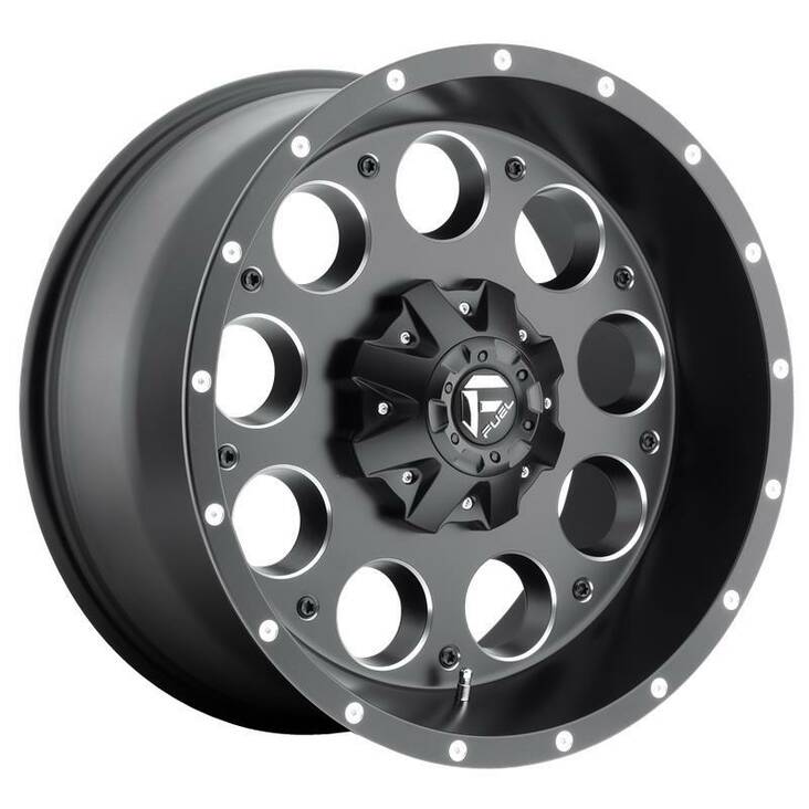 FC525 MATTE BLACK MILLED 8x15 6/139,7 ET-18 CB108.0 60° - Alumiinivanteet - 251872 - 1