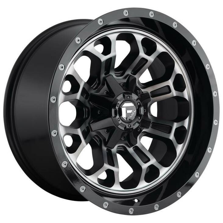 FC561 GLOSS MACHINED DOUBLE DARK TINT 9x20 5/139,7/150 ET1 CB110,1 60° - Alumiinivanteet - 245602 - 1