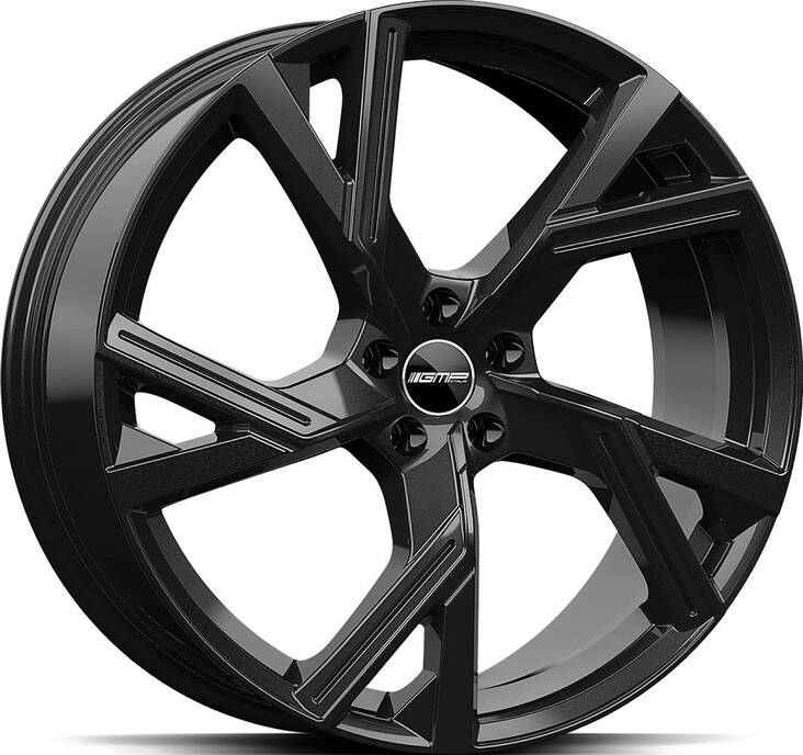 GMP Angel Glossy Black 8x18 5/112 ET45 CB66.6 R13 - Alumiinivanteet - 282122 - 1