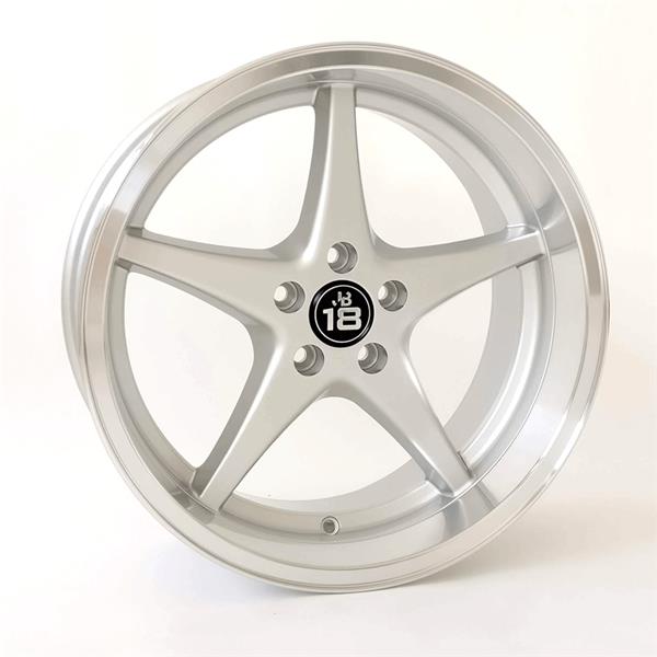 JB 18 Silver 8,5x18 5/108 ET6 CB65,1 - Alumiinivanteet - 294182 - 1