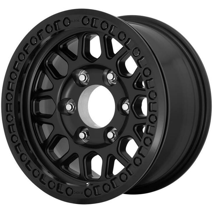 KM234 Satin Black 8,5x17 8/165,1 ET0 CB125.5 60° - Alumiinivanteet - 253332 - 1