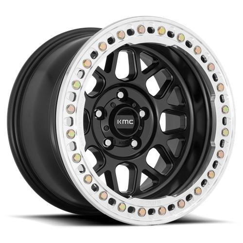 KM235 GRENADE CRAWL BEADLOCK SATIN BLACK 9x18 8/165,1 ET-24 CB125.1 60° - Alumiinivanteet - 329022 - 1