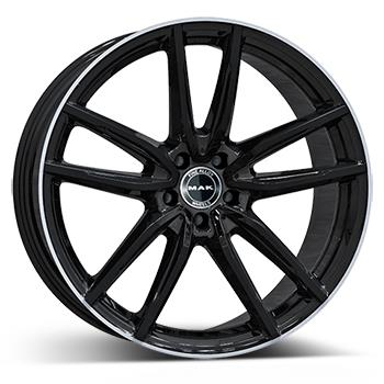 MAK Evo Gloss Black M.Ring 9x20 5/112 ET41 CB66,6 R14 - Alumiinivanteet - 304682 - 1