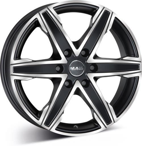 MAK King 6 Ice Black 7,5x17 6/130 ET55 CB84,1 60° - Alumiinivanteet - 214292 - 1