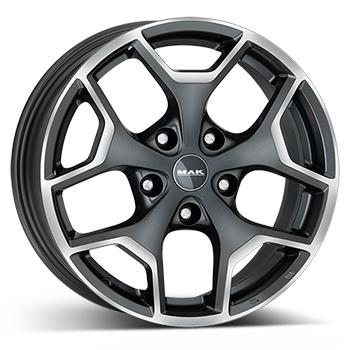 MAK Liberty Gun Met-Mirr. 7,5x17 5/110 ET39 CB65,1 60° - Alumiinivanteet - 258702 - 1