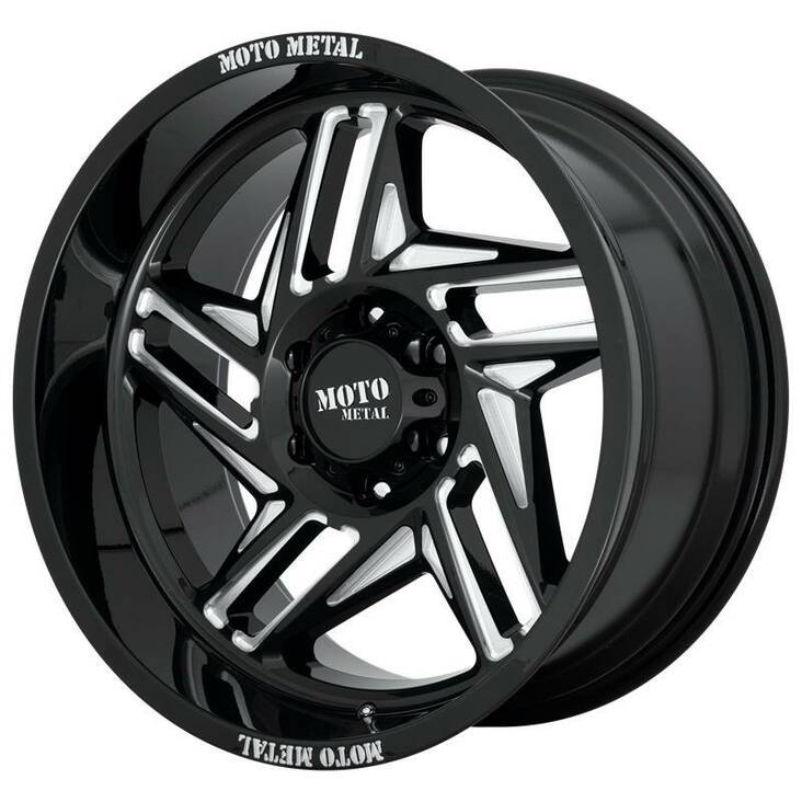 MO996 Gloss Black Milled 12x20 5/127 ET-44 CB71,5 60° - Alumiinivanteet - 253462 - 1