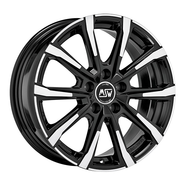 MSW 79 Blk/pol | 7,5x18 5-112 E49 C66,6 60 - Alumiinivanteet - 8027529165012 - 1