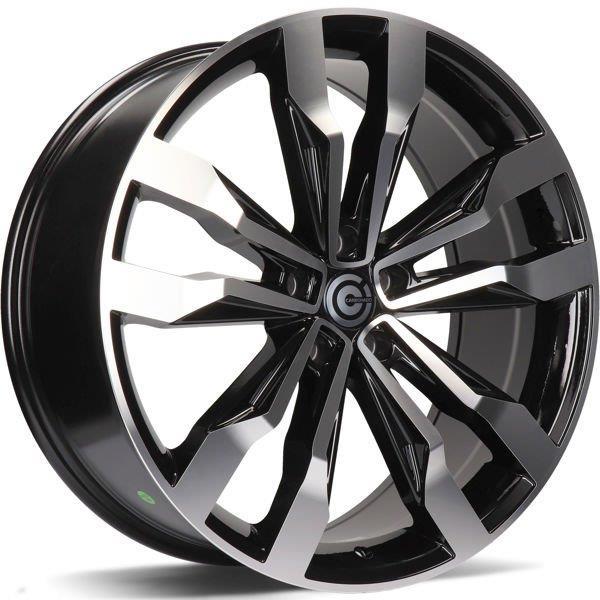 Mountain Black Front Polished 8x18 5/112 ET45 CB66,5 60° - Alumiinivanteet - 322402 - 1