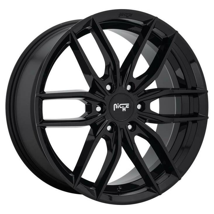 NC209 GLOSS BLACK 9,5x24 6/135 ET30 CB87,1 60° - Alumiinivanteet - 253002 - 1
