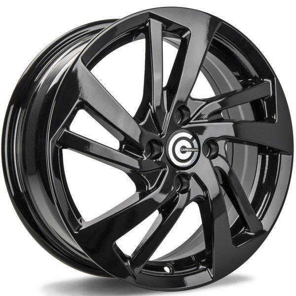 Ninja Black Glossy 5,5x15 4/100 ET45 CB67,1 60° - Alumiinivanteet - 314212 - 1