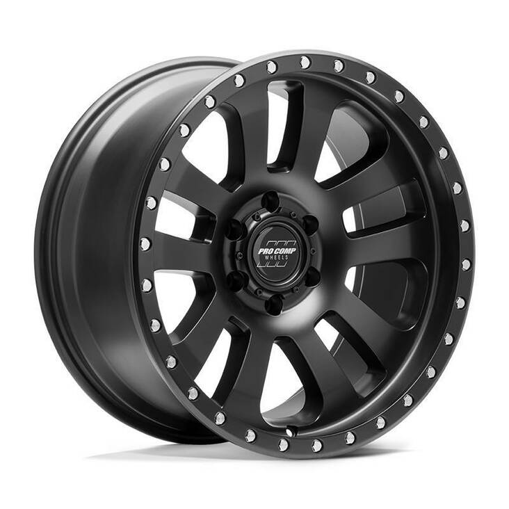 PA46 PRODIGY MATTE BLACK 9x18 6/139,7 ET0 CB108,0 60° - Alumiinivanteet - 331752 - 1