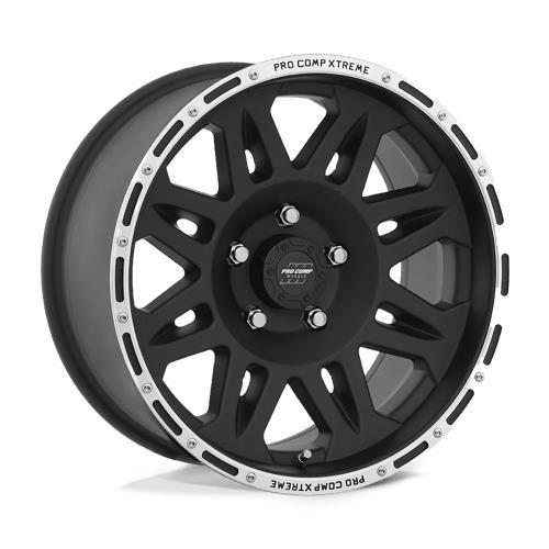 PA5 TORQ FLAT BLACK MACHINED 9x17 5/127 ET-6 CB83,1 60° - Alumiinivanteet - 329262 - 1