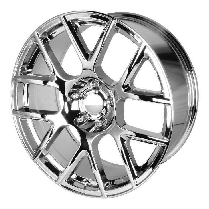 PR163 Chrome 9x20 5/115 ET20 CB71,5 60° - Alumiinivanteet - 266302 - 1