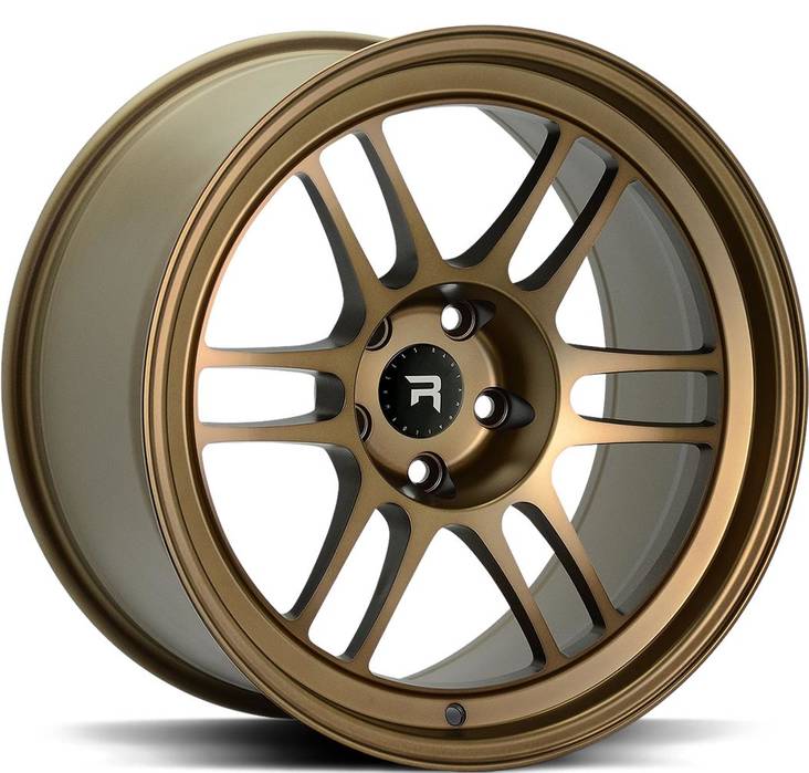 R-SERIES R7 Bronze 9,5x18 5/114,3 ET15 CB72.6 60° - Alumiinivanteet - 206082 - 1