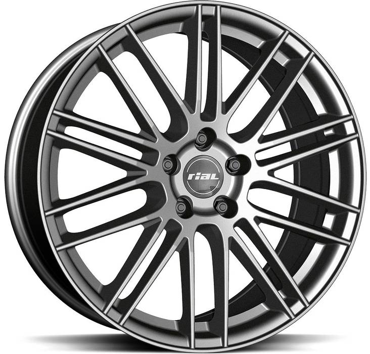 RIAL KiboX Metal Grey 9x20 5/120 ET43 CB72,6 Flat - Alumiinivanteet - 205612 - 1