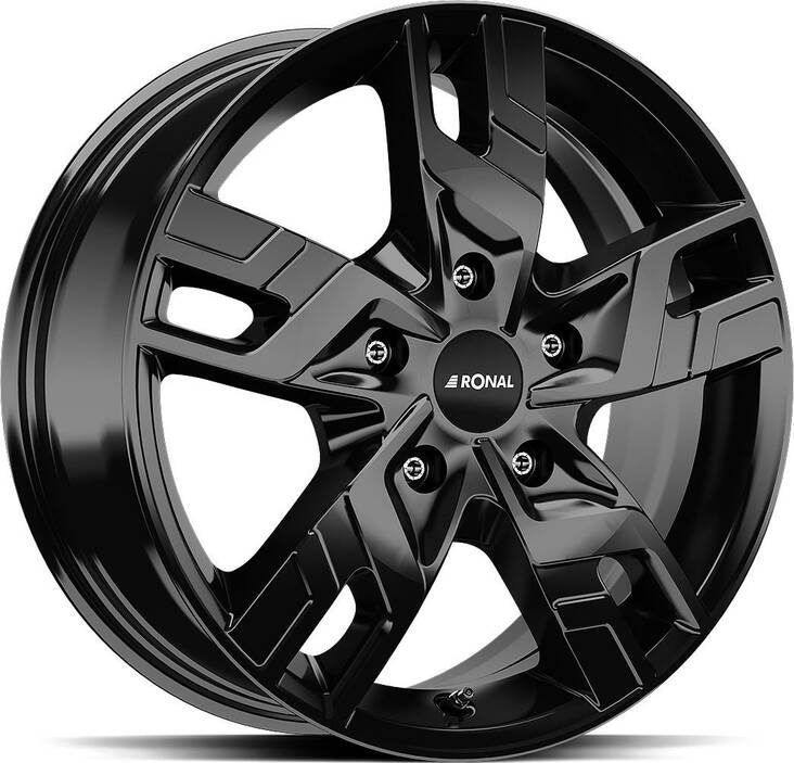 RONAL R64 Jet Black 6,5x16 5/120 ET51 CB65,1 - Alumiinivanteet - 336202 - 1