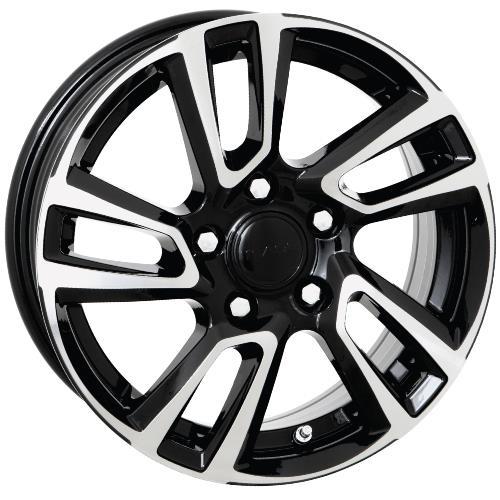 Ride HL Black front polished 5,5x14 4/100 ET30 CB57,1 60° - Alumiinivanteet - 334172 - 1