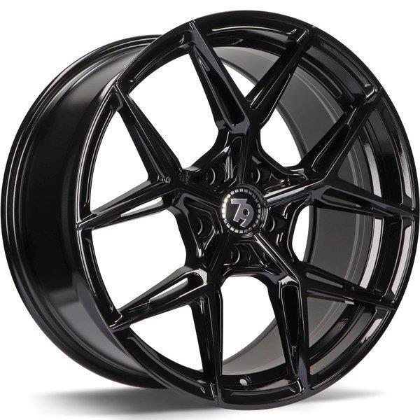 SCF-B Black Glossy 9x18 5/120 ET35 CB72.6 60° - Alumiinivanteet - 313932 - 1