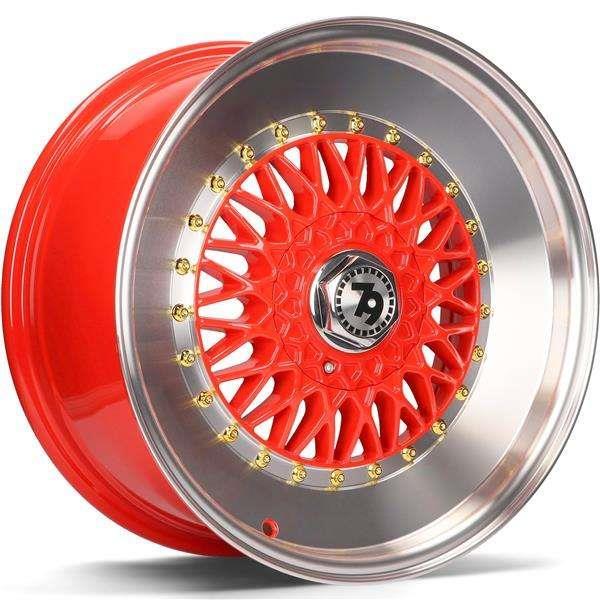 SV-F Red Lip Polished 8x17 5/112 ET30 CB72,6 60° - Alumiinivanteet - 313832 - 1