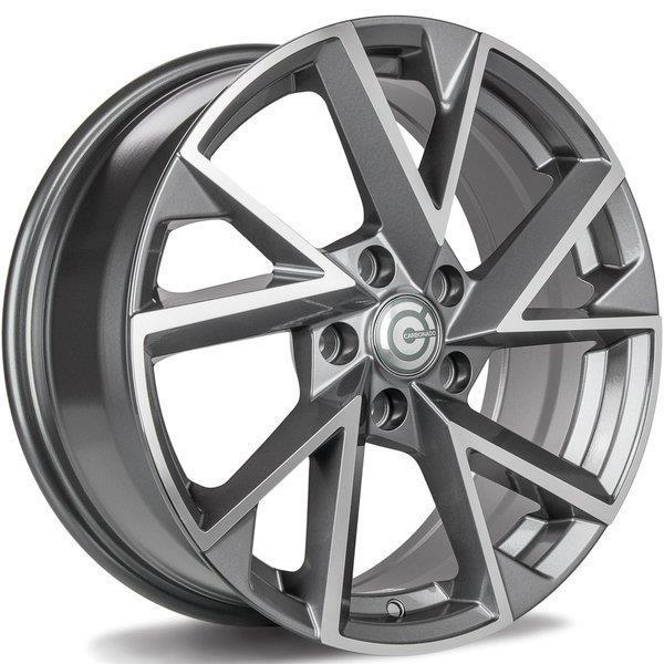 Summer Anthracite Front Polished 7x17 5/112 ET43 CB57,1 60° - Alumiinivanteet - 314202 - 1