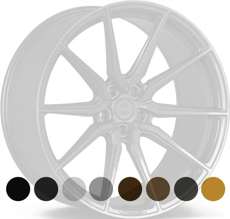 VOSSEN HF3 Gloss Black 10x24 5/150 ET32 CB110.1 60° - Alumiinivanteet - 306382 - 1