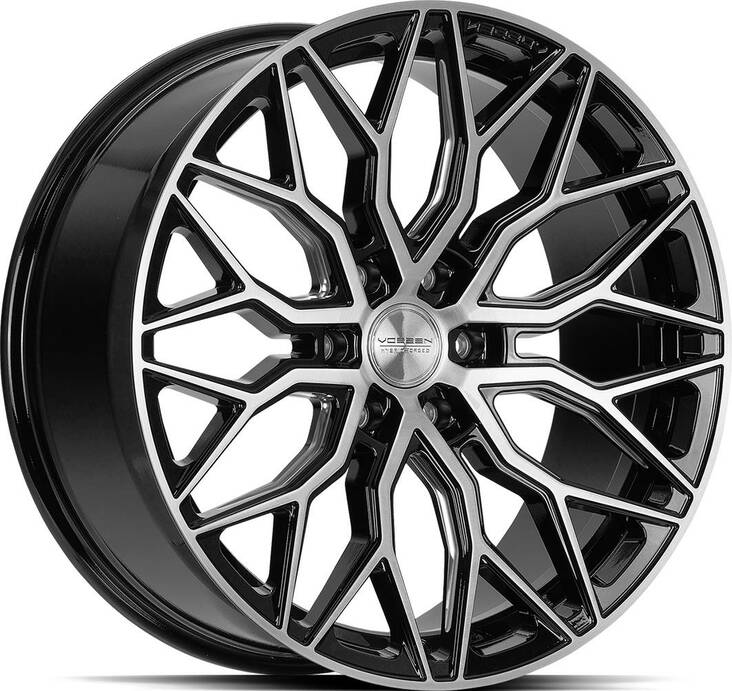 VOSSEN HF6.3 Brush Gloss Black 10x24 6/135 ET25 CB87.1 60° - Alumiinivanteet - 284132 - 1